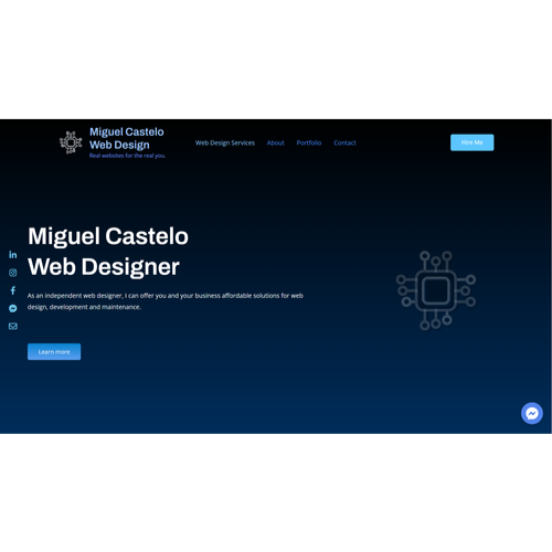 My new website miguelcastelo.ca